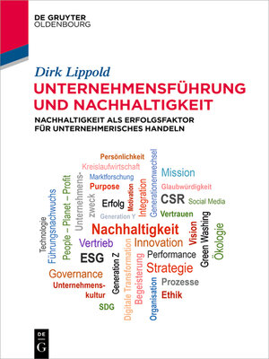 cover image of Unternehmensführung und Nachhaltigkeit